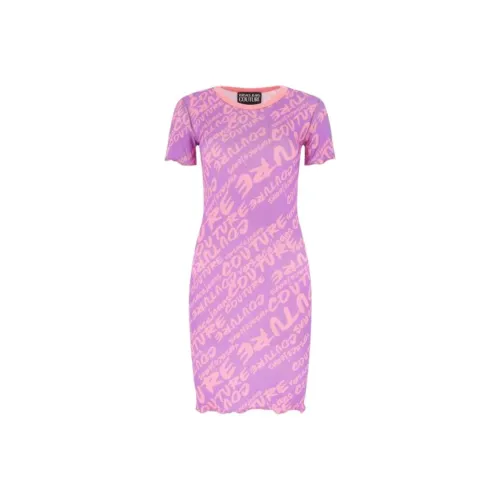 VERSACE JEANS COUTURE FW22 Платье Розовое