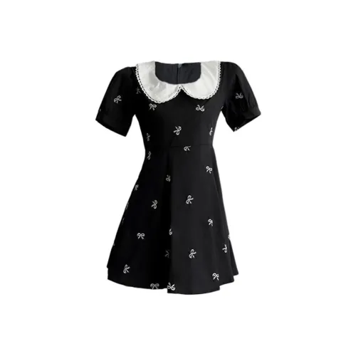 DANCANG Короткий рукав Платье Женское