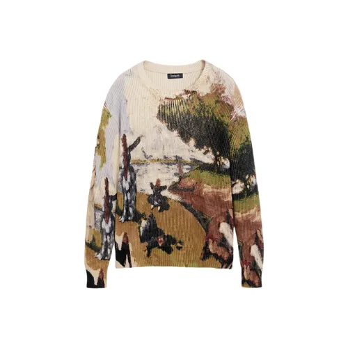 Desigual Камуфляж Мужские Свитера