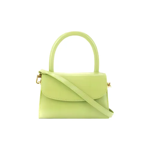 By Far Semi Лакированная кожа Одно плечо Сумка Мини Женская Лаймово-зеленый