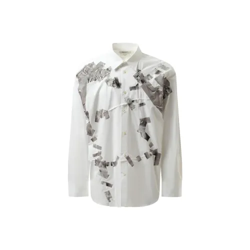 Doublet Белая Мужская Рубашка