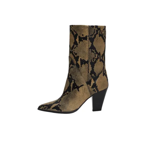 Tommy Hilfiger Ботильоны 8 см Женские Черный Коричневый