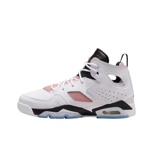 Jordan Flight Club 91 MID Топ Детские Баскетбольные Кроссовки Белый Подростки