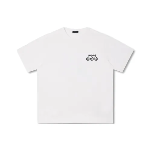 Menblero Белая Унисекс Футболка