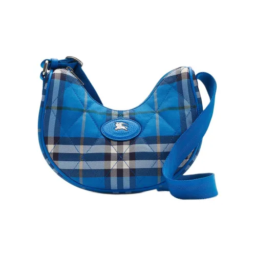 Burberry Сумка Кросс-боди Horseshoe​ Регулируемый Текстильный Ремень Застежка-молния Вручную Прокрашенные Края