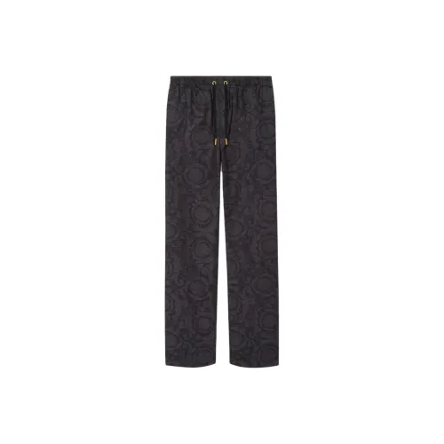 VERSACE Barocco Повседневные брюки Мужской Черный
