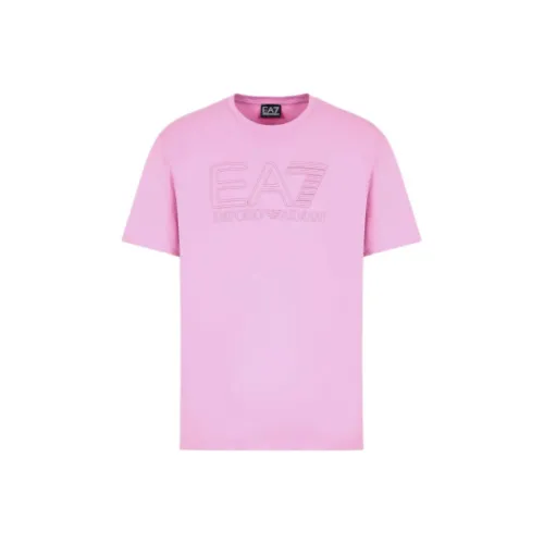 EMPORIO ARMANI T-Shirt Унисекс Розовый