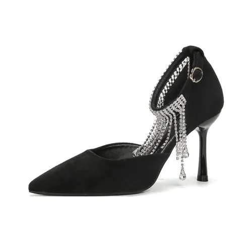 TATAYA Узкий каблук Высокие каблуки Женские Черный