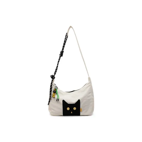 Meow In The Grass Холст Сумка через плечо Женская Многоцветная