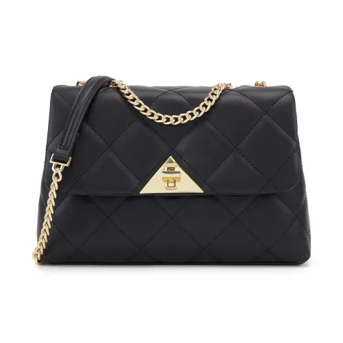 ELLE Сумка через плечо из коровьей кожи женская черная серая