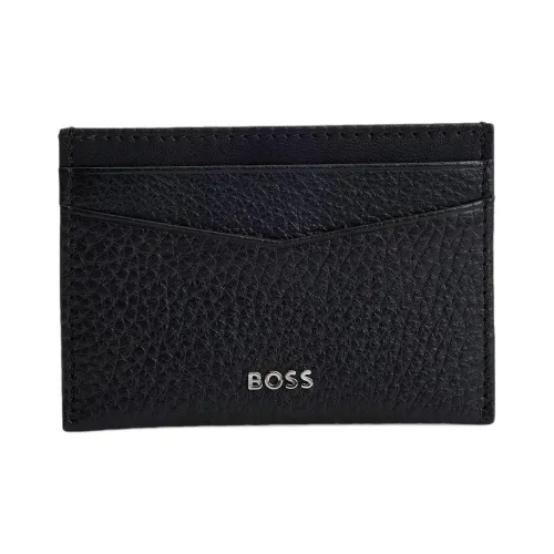 Hugo Boss Кожа Держатель для карт Мужской Черный