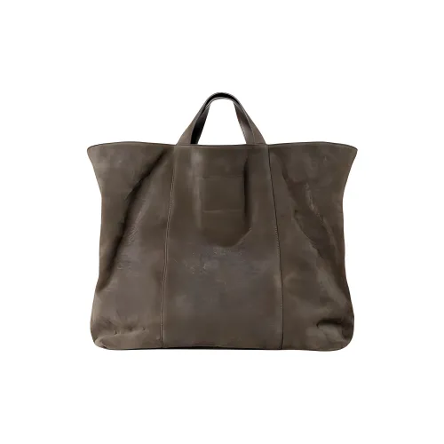 COS Коровья кожа Тоут Сумка Сумка для покупок Сумка Большая Мужская Хаки