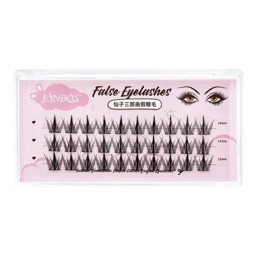 JONBOS Фея Lazy Trilogy Накладные ресницы Натуральный Легкий Simulation Один Кластер Glue Style Сегментированный