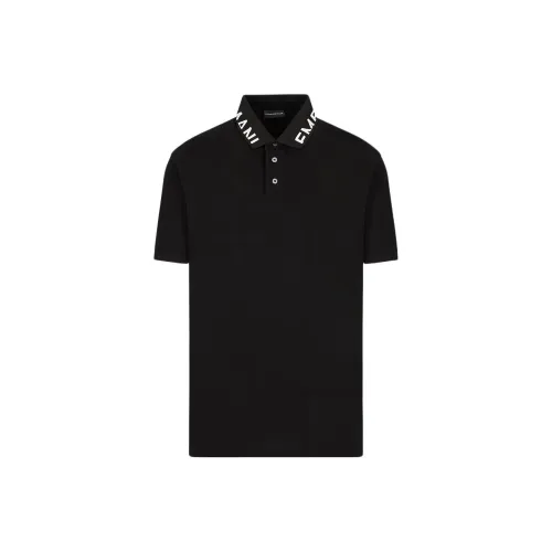 EMPORIO ARMANI Черная мужская поло