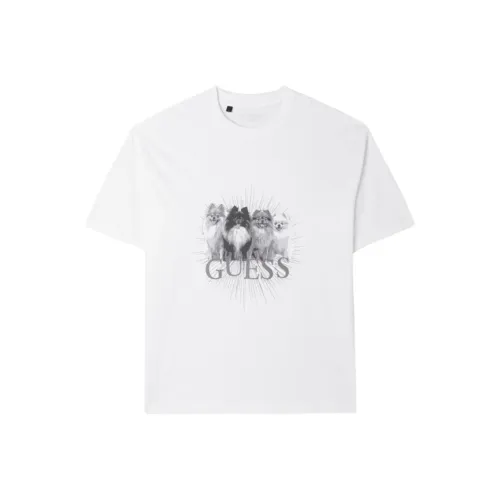GUESS Белая Унисекс Футболка
