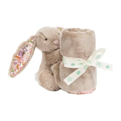 JELLYCAT Newborn Collection Цветочная ткань Бежевый Кролик Комфортер Paidor Аксессуары для кукол Плюшевая кукла 34 см Высокая