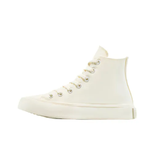 Converse Chuck Taylor All Star Износостойкие Высокие Кеды Женские Айвори