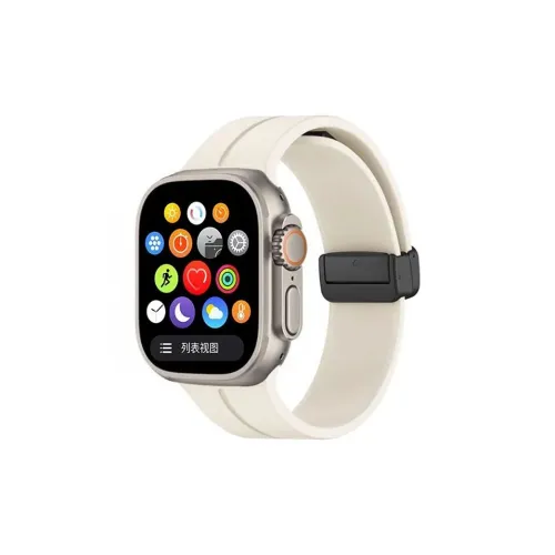 DiaYzlo Ремешок Apple Совместимость Силиконовый Материал Compatibility Apple Watch Series 10 Ultra 2 S9 S8 Браслет