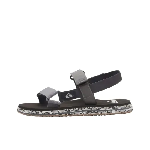 Quiksilver Monkey Caged Пляжные сандалии Серый Мужской