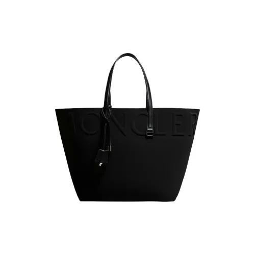 Moncler Ткань Тоут Сумка Сумка для покупок Сумка Обычная Женская Черная