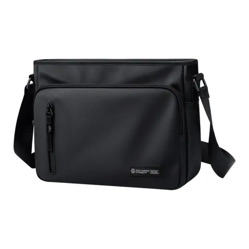 GOLF Водонепроницаемая ткань Сумка через плечо Сумка на плечо Стандартная Мужская Ночная черная Альпийская зеленая