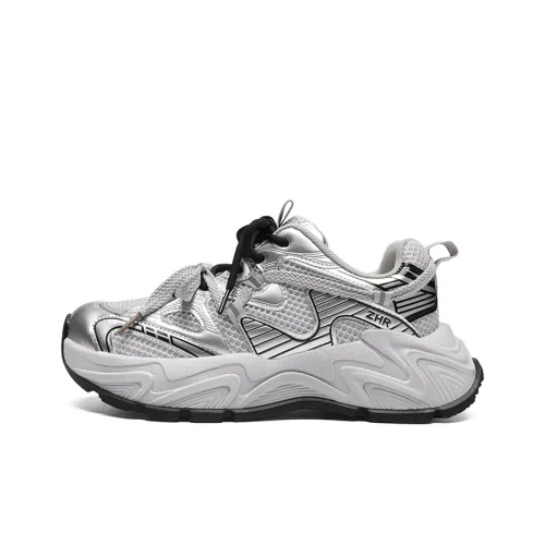 ZHR Кит Обувь Дышащий Низкий Топ Толстая Подошва Кроссовки Женские