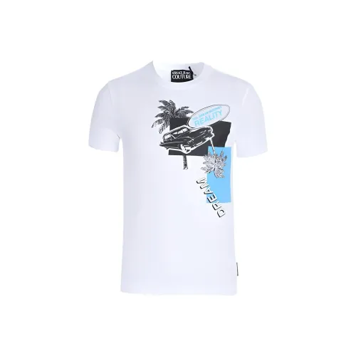 VERSACE JEANS COUTURE Белая Мужская Футболка