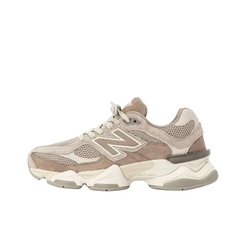 New Balance NB 9060 Устойчивые к истиранию низкие беговые кроссовки для мужчин серо-коричневые