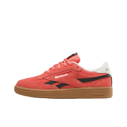 Reebok Club C Revenge Детские Скейтбординги Низкий Топ Красный Школьный возраст