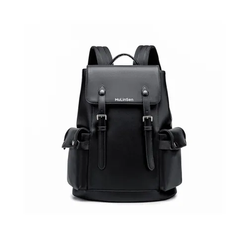 Mulinsen ПУ (полиуретан) Рюкзак Мужской Черный