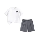 Белый + Темно-серый