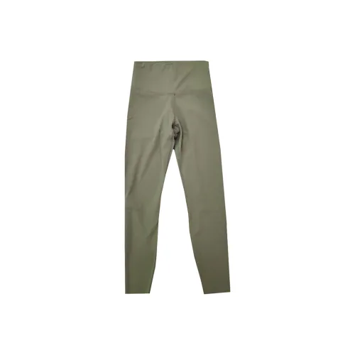 NIKE Оливковые Женские Штаны для Йоги