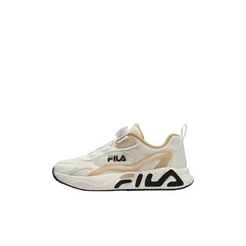 FILA KIDS Performance FPH Low Top Детские беговые кроссовки Молочно-белый Пшенично-желтый Подростки