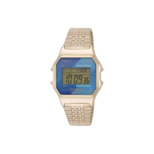 TIMEX Наручные часы Кварцевый механизм Нержавеющая сталь Ремешок 30*35,5 мм Серый циферблат Женские часы