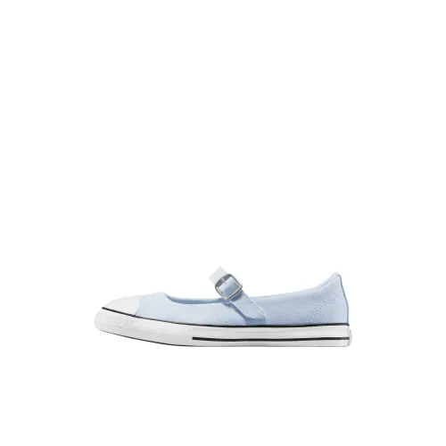 Converse Chuck Taylor All Star Low Топ Kids Кеды Светло-синий Белый для детей 3-7 лет