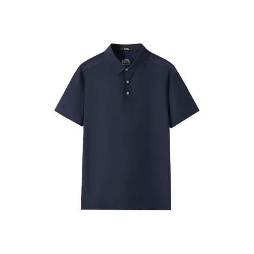 Karl Lagerfeld SS25 Поло Мужское Темно-синий