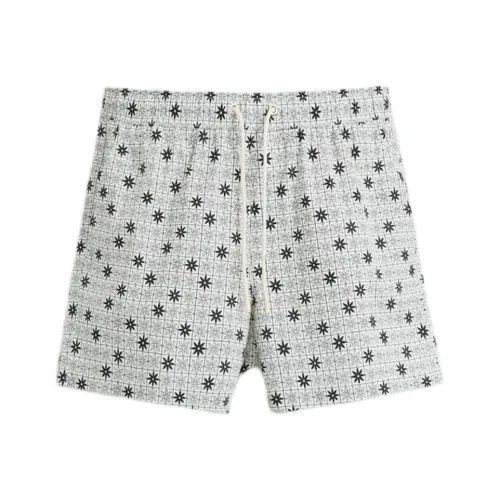 ZARA Белые Мужские Плавательные Шорты