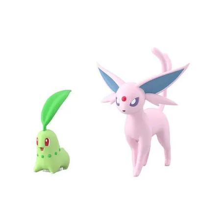 BANDAI Конфетный цвет Pokémon Scale World Chicory и Aspen Фигурки в стиле Chibi