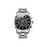 Стальной браслет, глубокий черный.