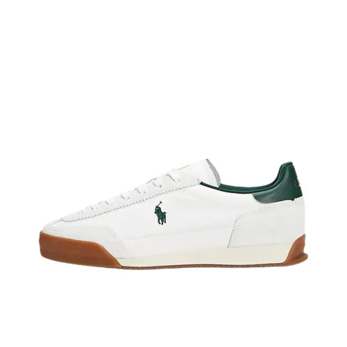 Polo Ralph Lauren Hester Low Топ Повседневная обувь Мужская Белая