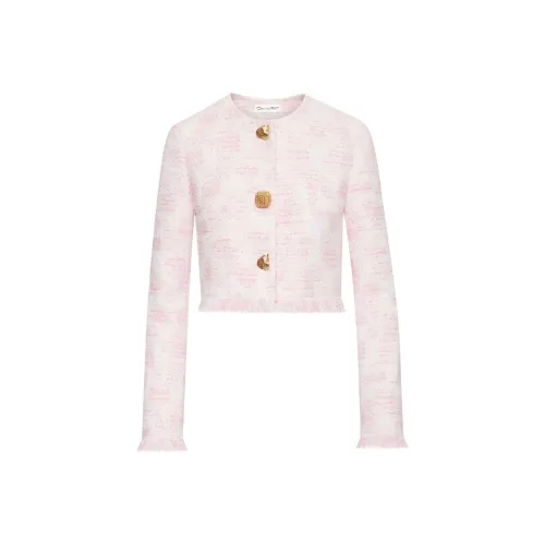 Oscar De La Renta SS24 Куртки и Пальто Женские Розовые