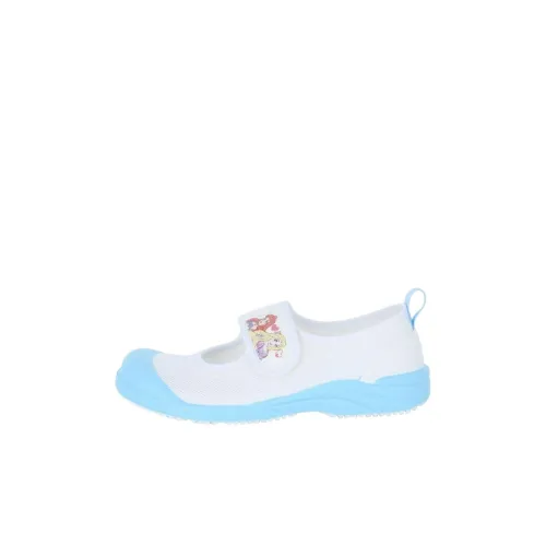 Disney x MoonStar Устойчивые к истиранию низкие детские повседневные туфли Белый Синий для детей 3-7 лет