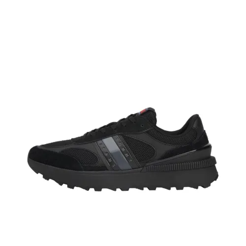 Tommy Hilfiger TRAINERS Беговые кроссовки Низкий Топ Черный Мужской