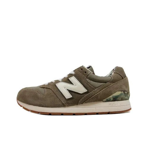New Balance NB 696 Устойчивый к истиранию Низкий Топ Повседневная Обувь Мужская Оливково-Зеленая