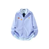 Светло-синий с полосами