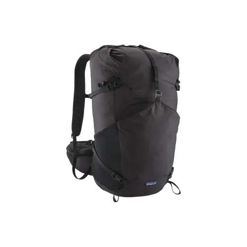 Patagonia Terravia Переработанный нейлон Outdoor Альпинистский рюкзак Backpack Унисекс Черный