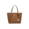 MICHAEL KORS Jet Set Кожа Тоут Сумка Сумка для покупок Сумка на плечо Сумка маленькая Женская Карамельно-коричневый