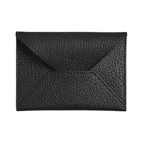 HERMES Mysore Шевро Клатч Унисекс 89 Черный