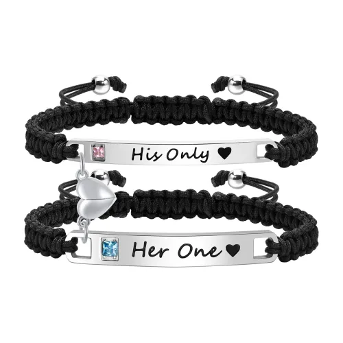 LIANDUO Браслеты из титанового стального сплава Унисекс