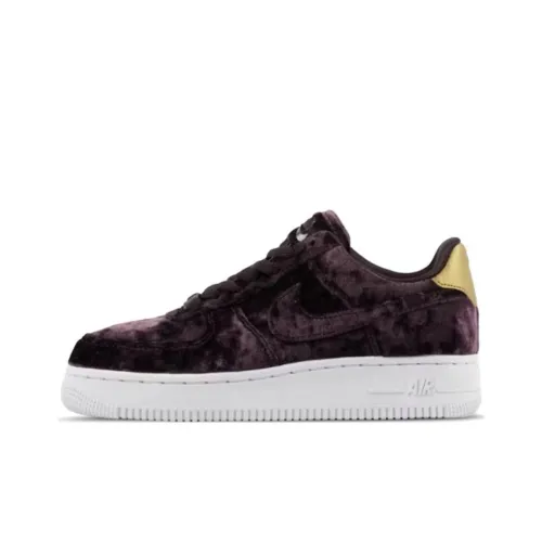 Nike Air Force 1 Легкий и Износостойкий Низкий Топ Скейтборд Кроссовки Женские Фиолетовые